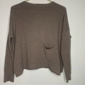 Ma’ry’ya sweater cashmere wool blend sz small brown